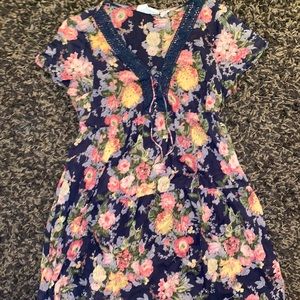H&M Flowy Dress with open tie front